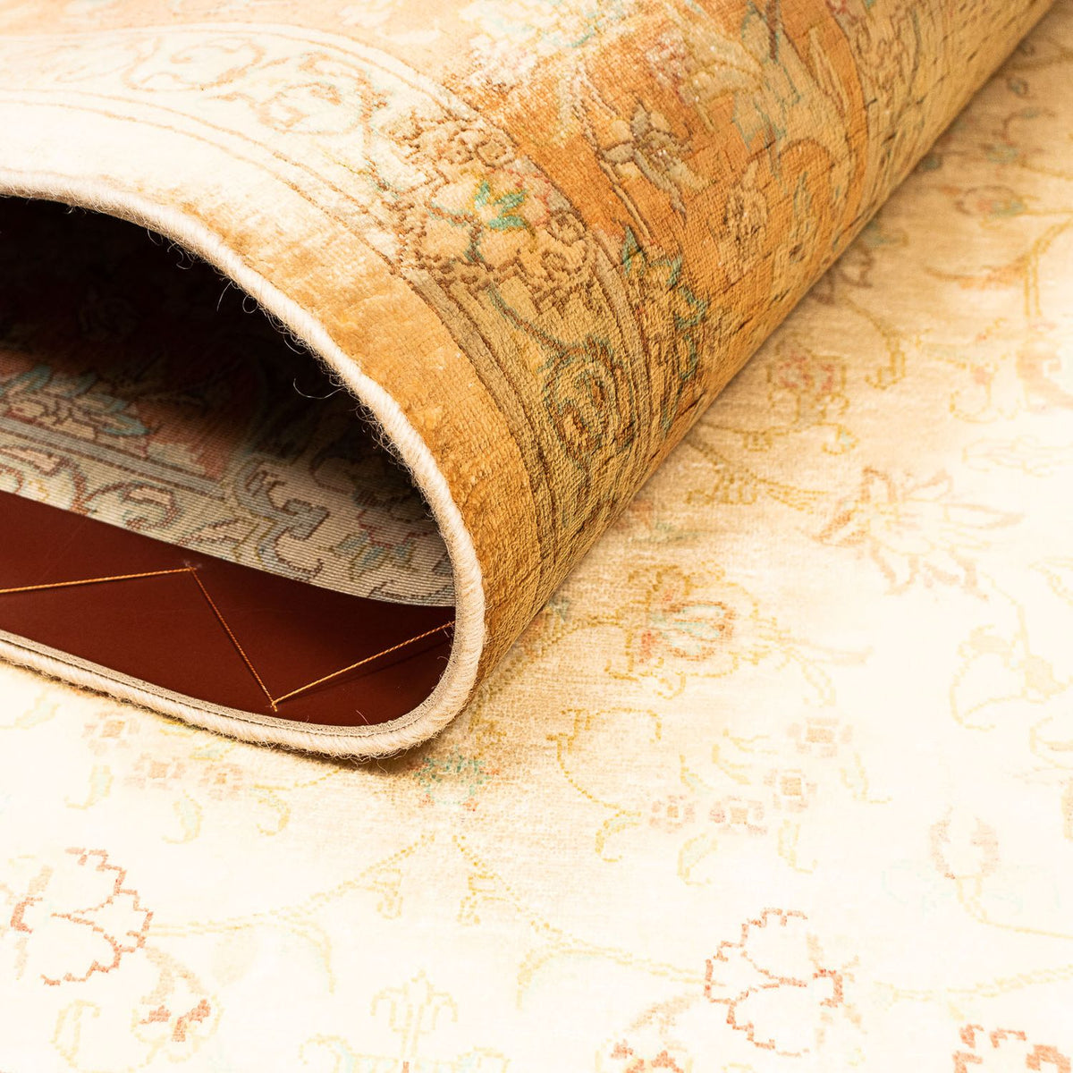 Tapis persan - Ghom - 194 x 138 cm - multicolore