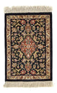 Tapis de Qom en soie Tapis 28x42cm - Tapis persan