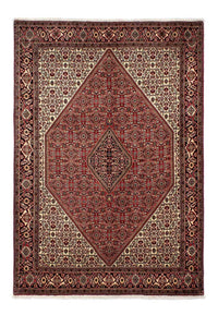 Tapis persan - Bidjar - 242 x 171 cm - rouge foncé