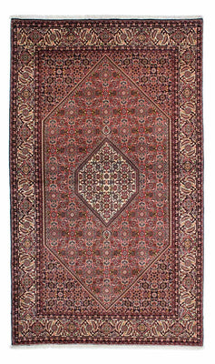 Tapis persan - Bidjar - 240 x 140 cm - rouge clair