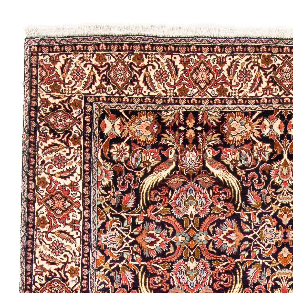 Tapis persan - Bidjar - 239 x 171 cm - bleu foncé