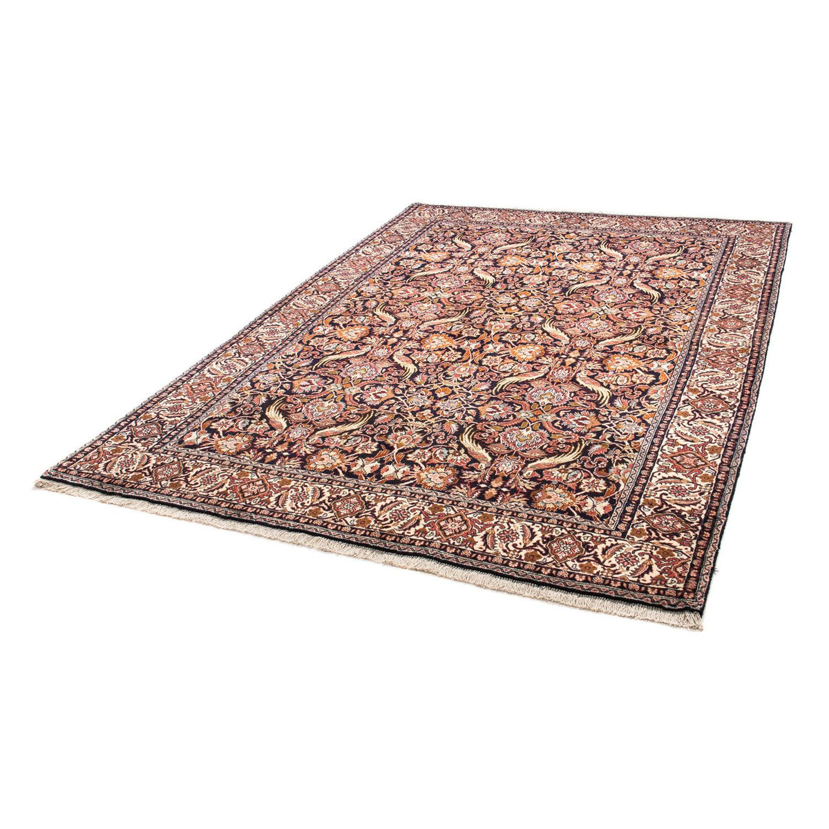 Tapis persan - Bidjar - 239 x 171 cm - bleu foncé