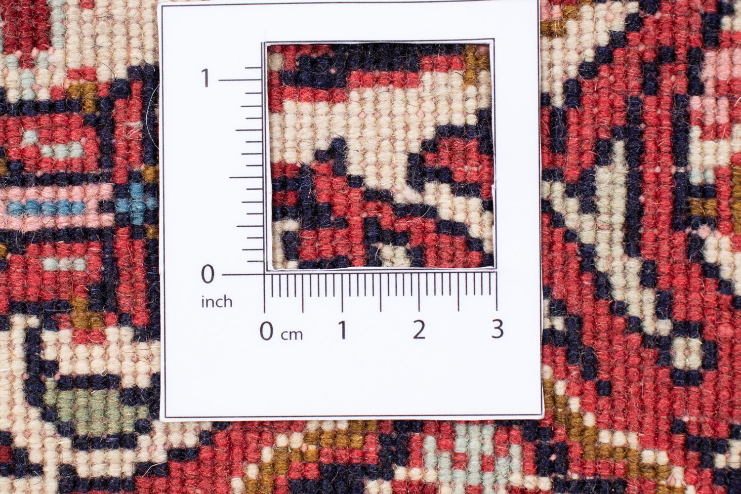 Tapis persan - Bidjar - 239 x 171 cm - bleu foncé