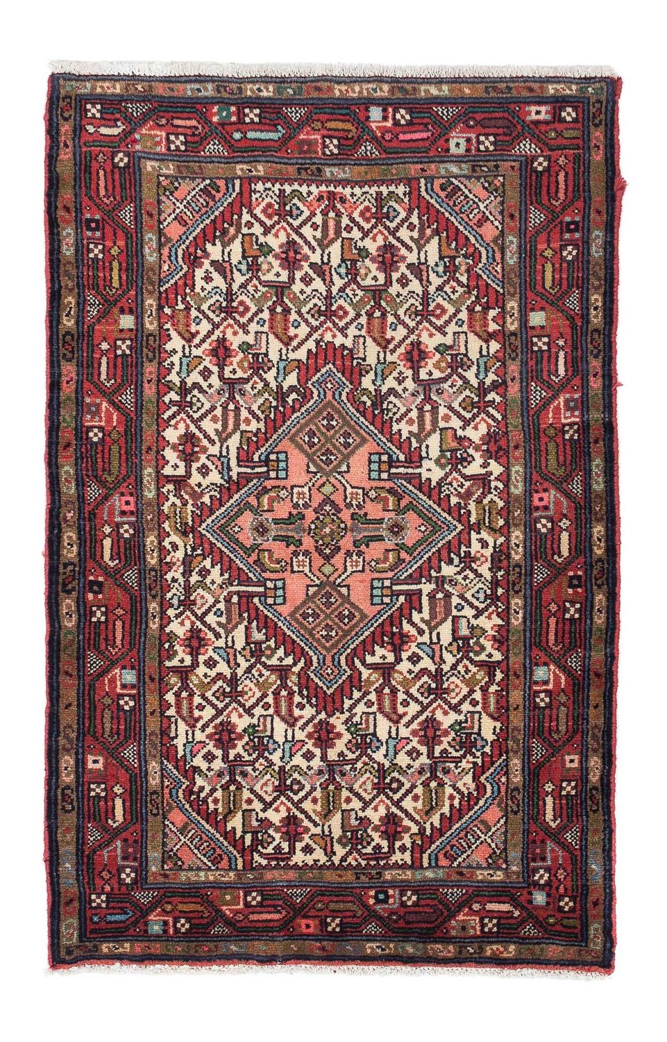 Tapis persan - Nomadic - 125 x 78 cm - beige
