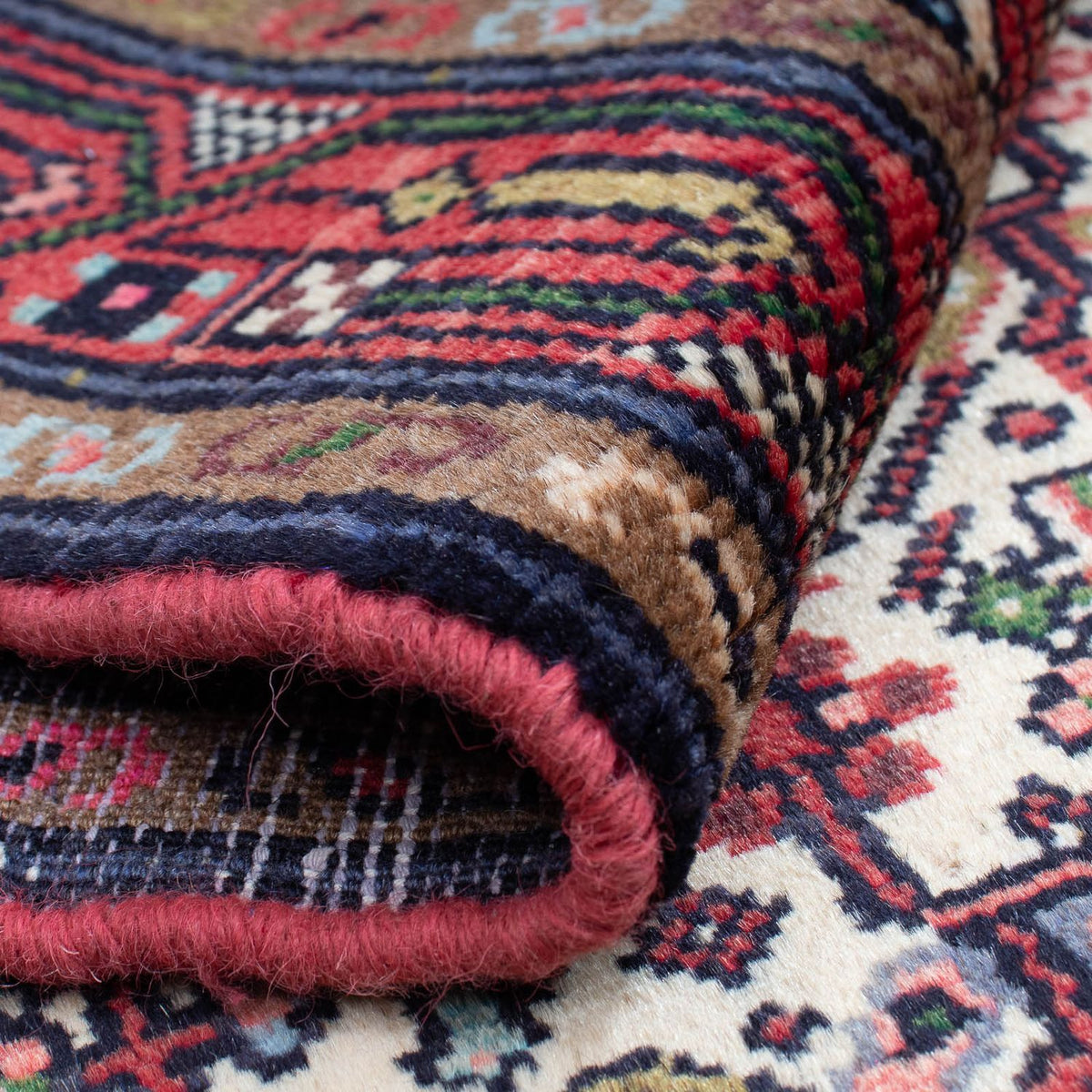 Tapis persan - Nomadic - 125 x 78 cm - beige