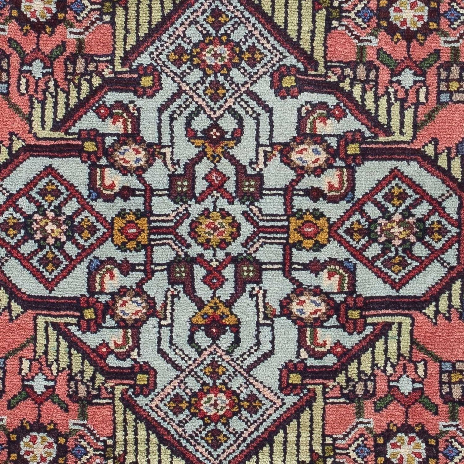 Tapis persan - Nomadic - 134 x 74 cm - rouge clair