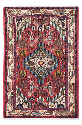 Tapis persan - Nomadic - 125 x 79 cm - rouge