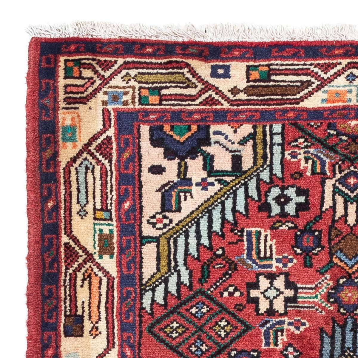 Tapis persan - Nomadic - 125 x 79 cm - rouge