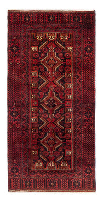 Tapis de couloir Tapis Belutsch - 195 x 89 cm - rouge foncé