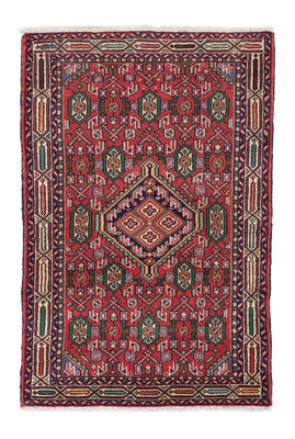 Tapis persan - Nomadic - 128 x 81 cm - rouge