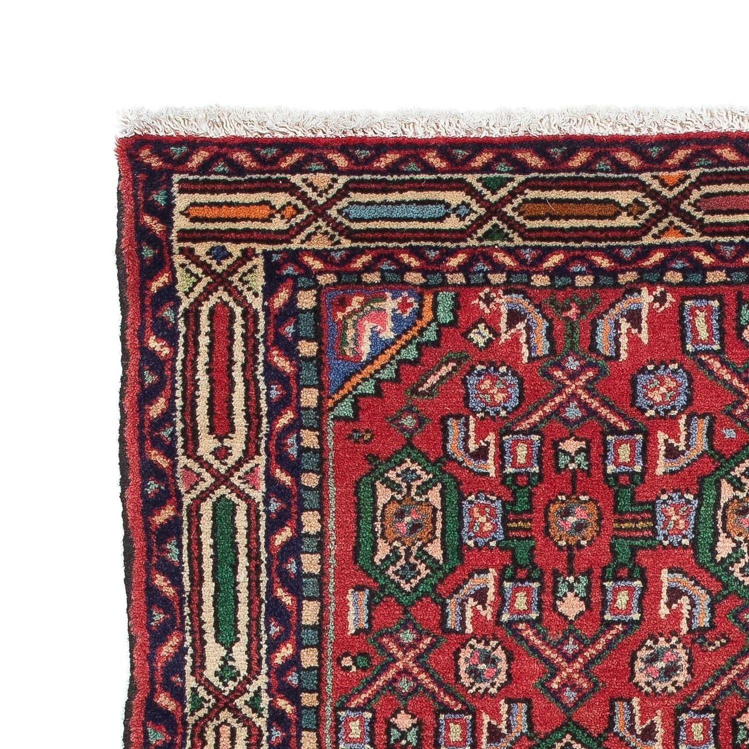 Tapis persan - Nomadic - 128 x 81 cm - rouge