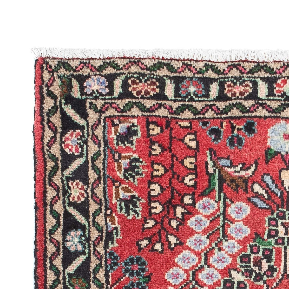 Tapis persan - Nomadic - 122 x 79 cm - rouge