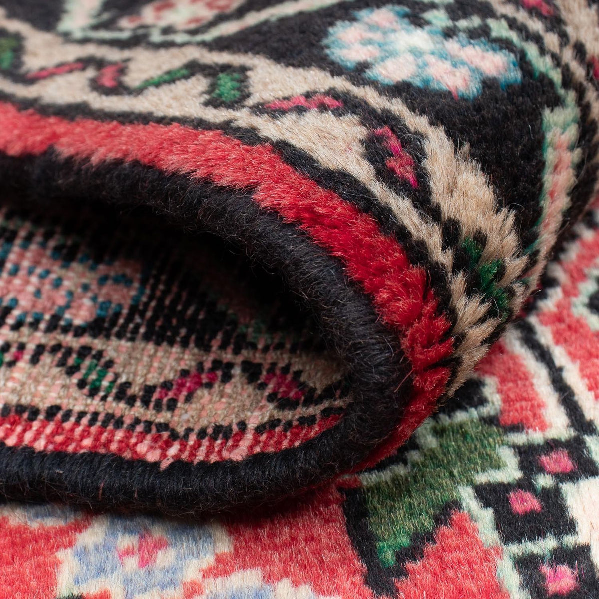 Tapis persan - Nomadic - 122 x 79 cm - rouge