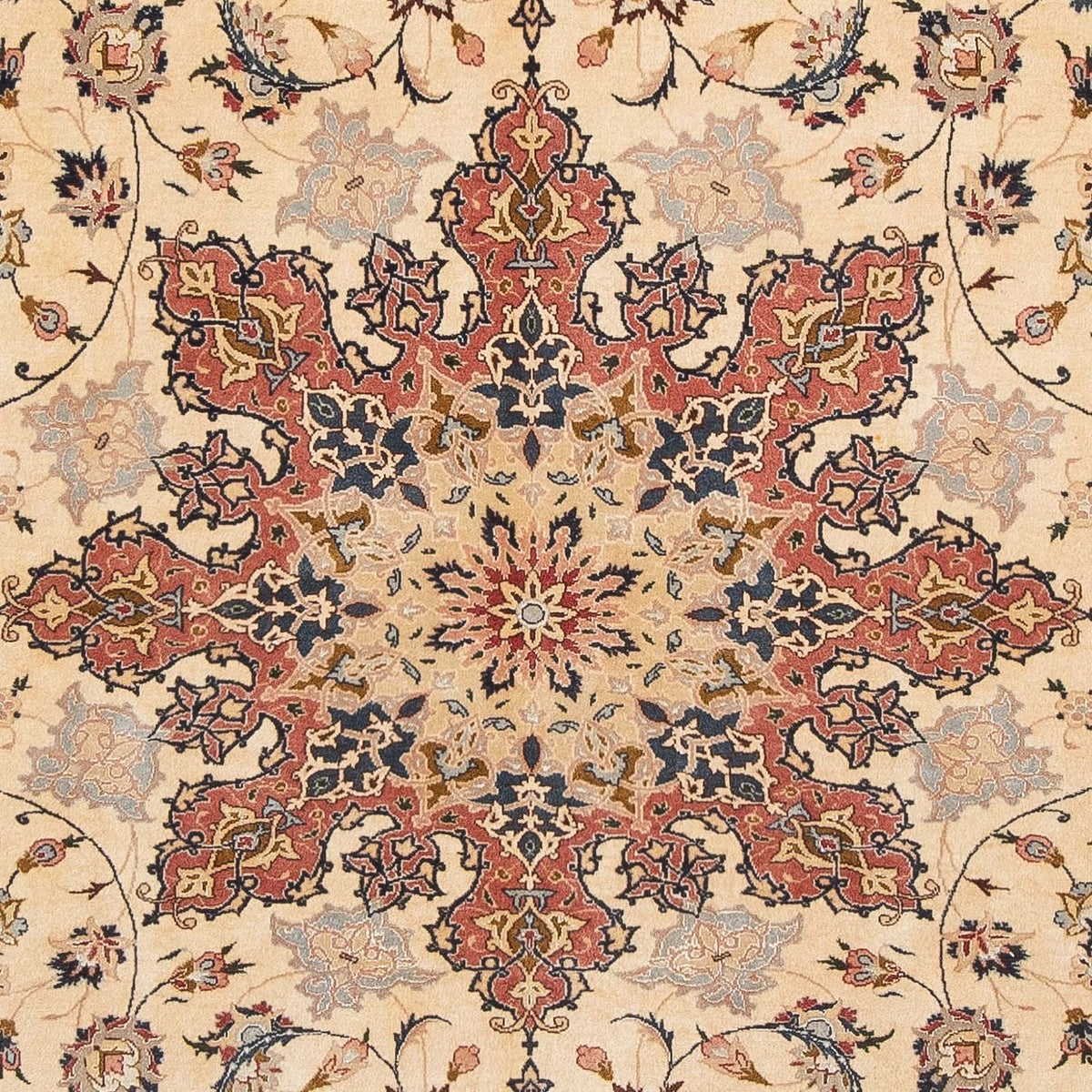 Tapis persan - Tabriz - Royal - 305 x 198 cm - marron clair