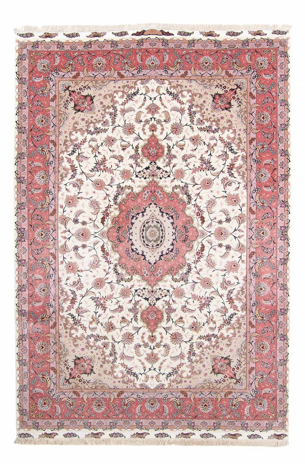 Tapis persan - Tabriz - Royal - 320 x 200 cm - beige