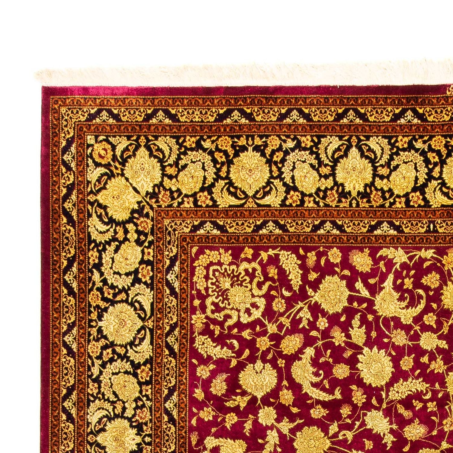 Tapis persan - Ghom - 300 x 200 cm - rouge