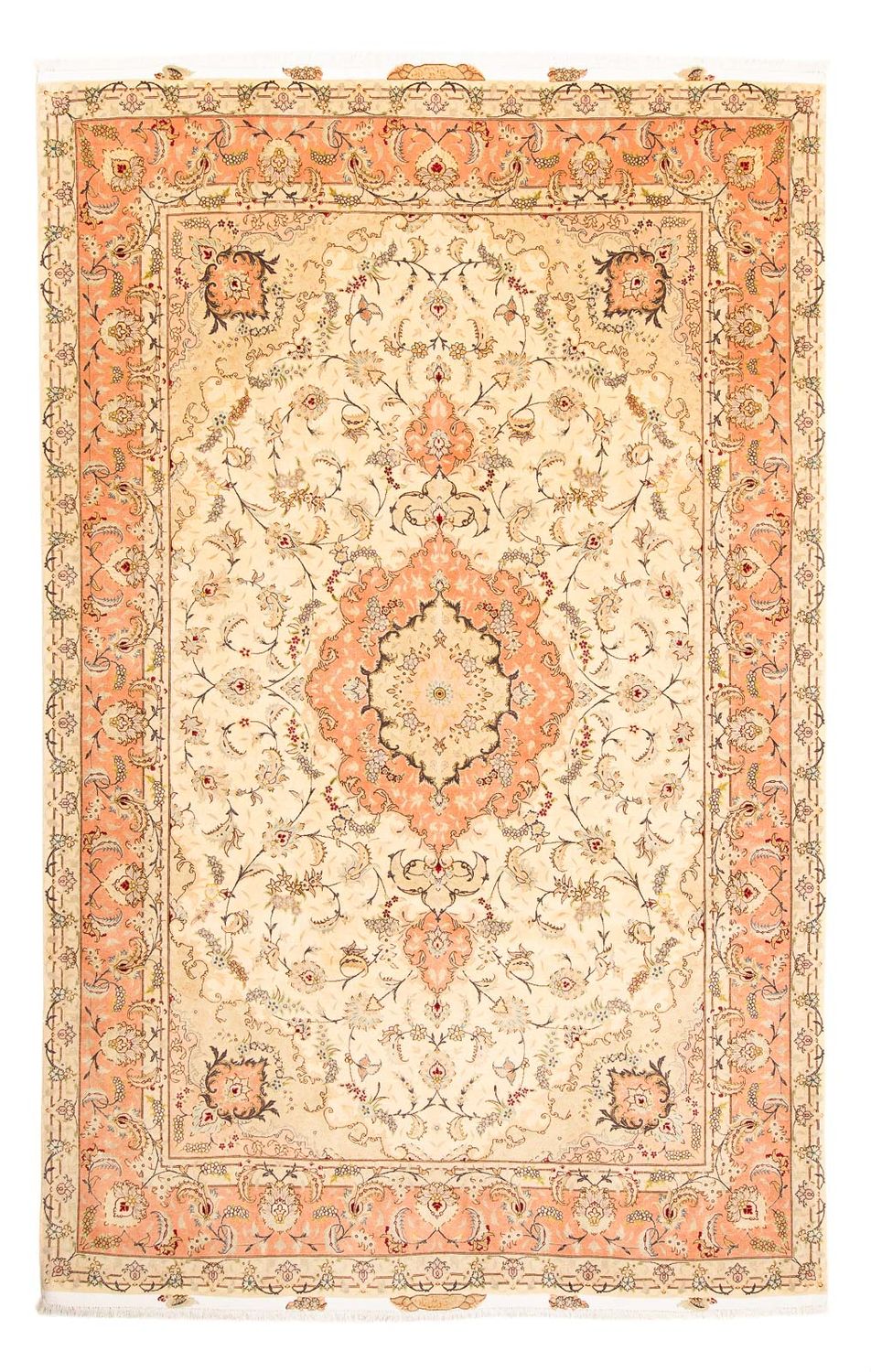 Tapis persan - Tabriz - Royal - 302 x 196 cm - beige