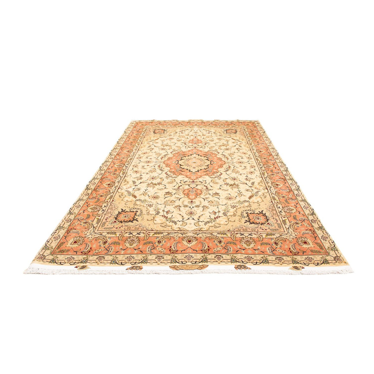 Tapis persan - Tabriz - Royal - 302 x 196 cm - beige