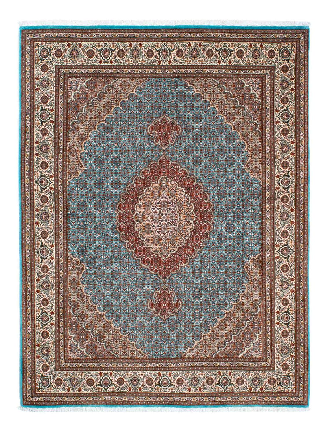 Tapis persan - Tabriz - 202 x 150 cm - turquoise