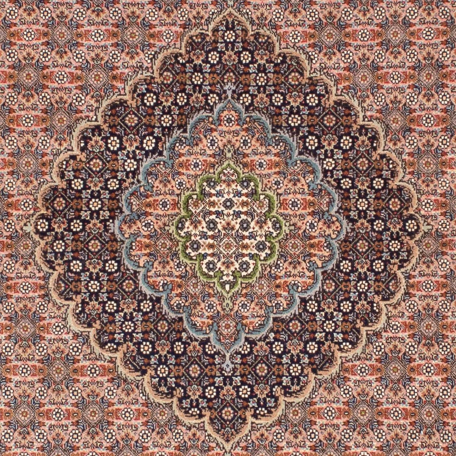 Tapis persan - Tabriz - 204 x 151 cm - marron clair