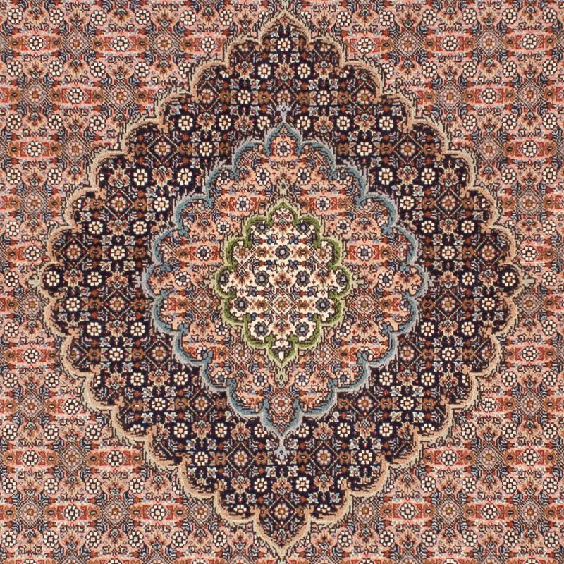 Tapis persan - Tabriz - 204 x 151 cm - marron clair