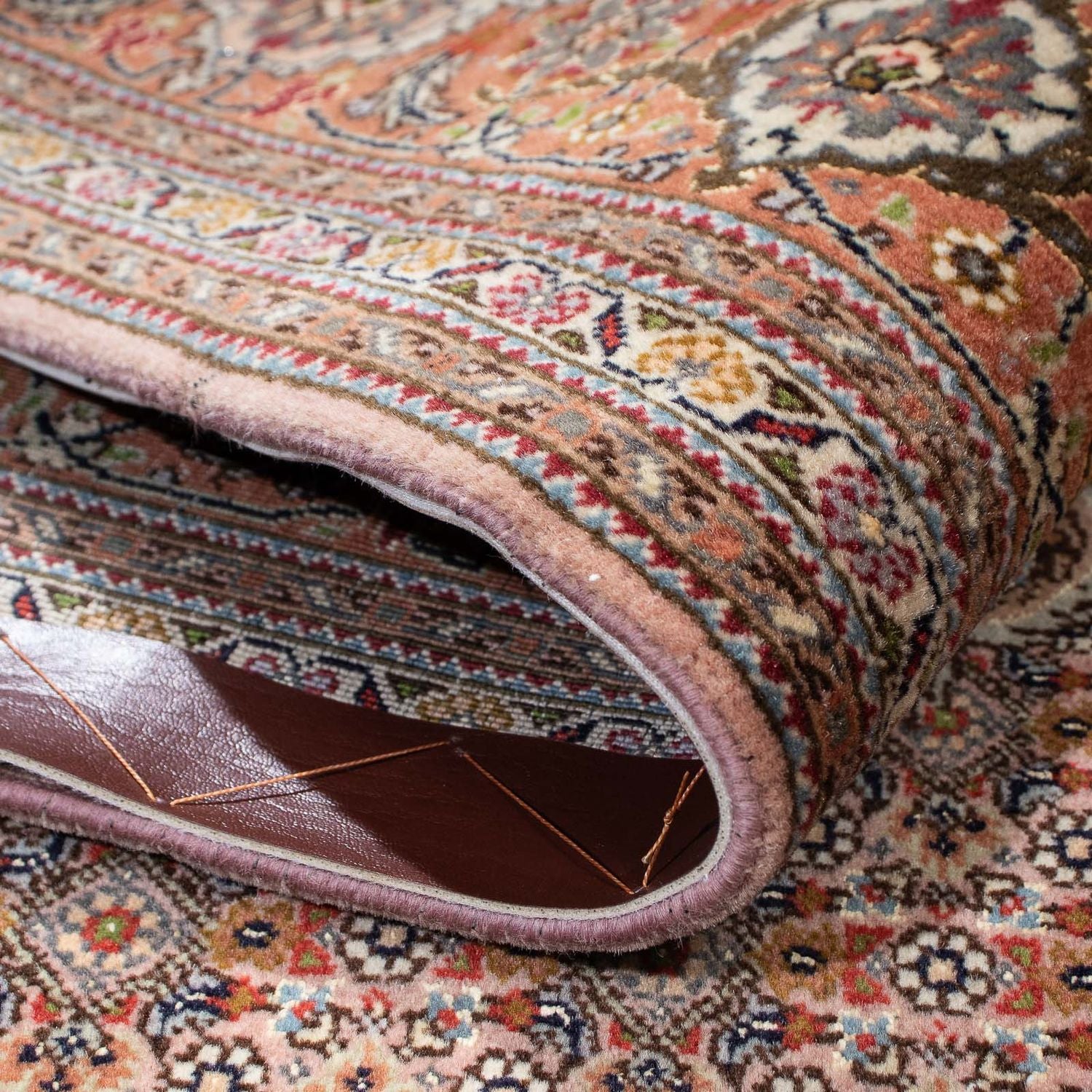 Tapis persan - Tabriz - 204 x 151 cm - marron clair