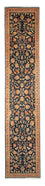 Tapis de couloir Tapis persan - Tabriz - Royal - 300 x 66 cm - bleu foncé