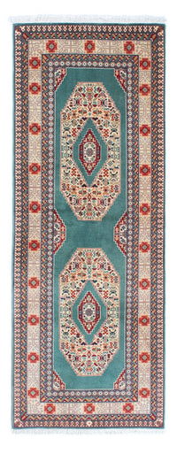 Tapis de couloir Tapis persan - Tabriz - Royal - 187 x 70 cm - turquoise