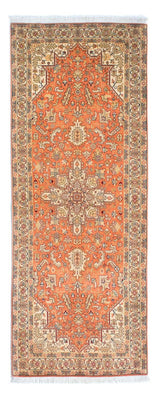 Tapis de couloir Tapis persan - Tabriz - Royal - 216 x 80 cm - rouille