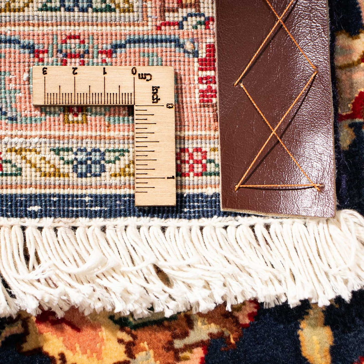 Tapis de couloir Tapis persan - Tabriz - Royal - 292 x 66 cm - bleu foncé