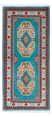 Tapis de couloir Tapis persan - Tabriz - Royal - 175 x 76 cm - bleu