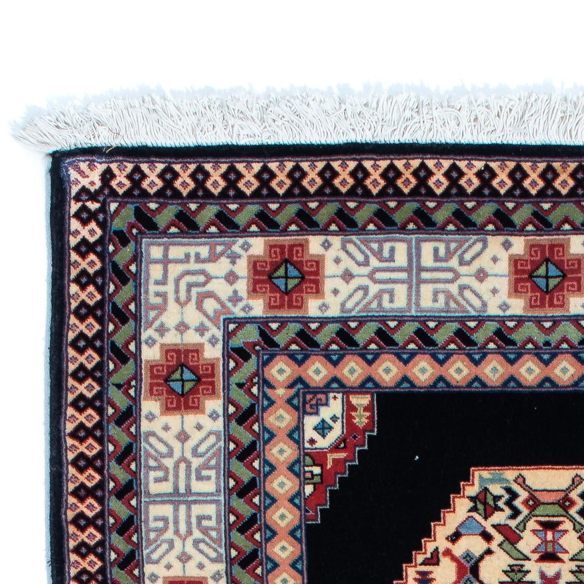 Tapis de couloir Tapis persan - Tabriz - Royal - 188 x 74 cm - bleu foncé