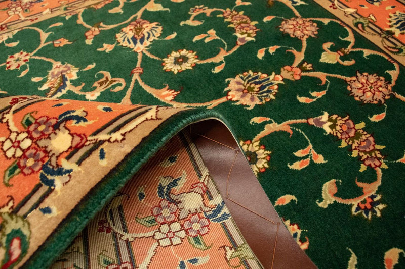 Tapis persan - Tabriz - Royal - 148 x 100 cm - vert