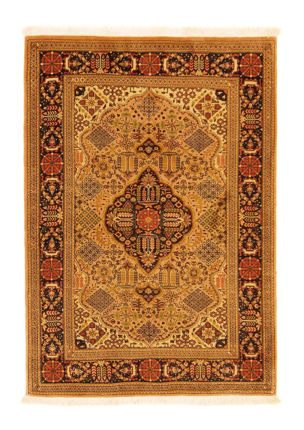 Tapis persan - Tabriz - Royal - 142 x 98 cm - or