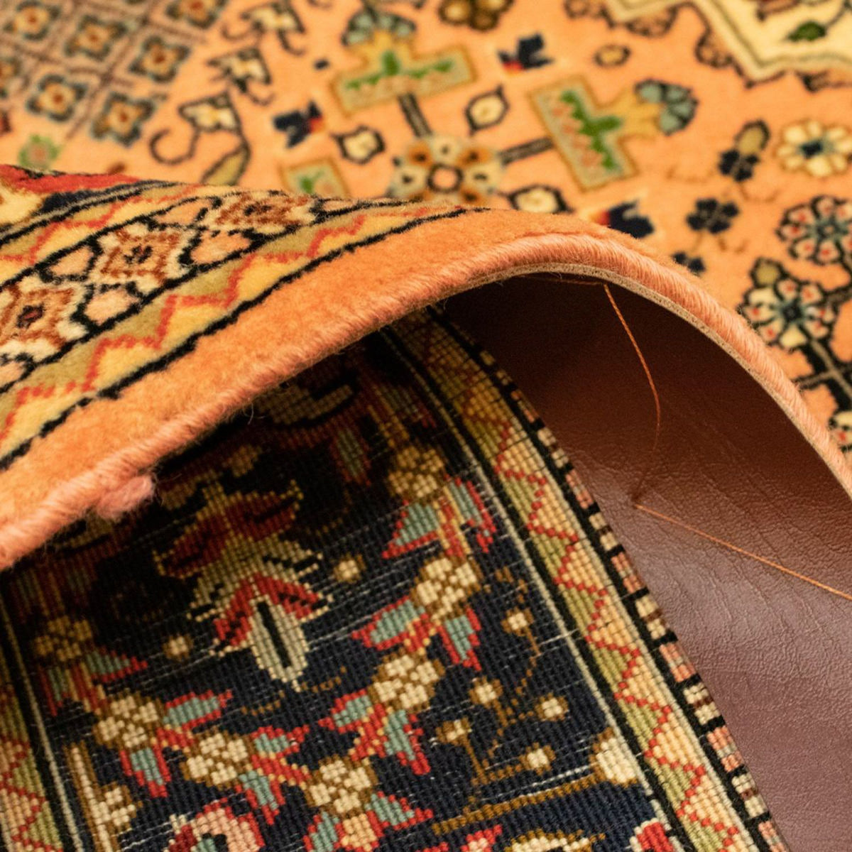 Tapis persan - Tabriz - Royal - 142 x 98 cm - or