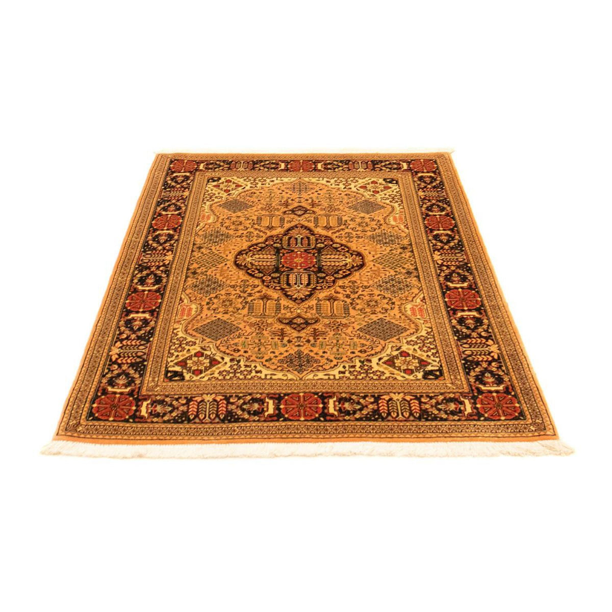 Tapis persan - Tabriz - Royal - 142 x 98 cm - or