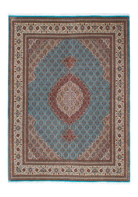 Tapis persan - Tabriz - 204 x 151 cm - bleu