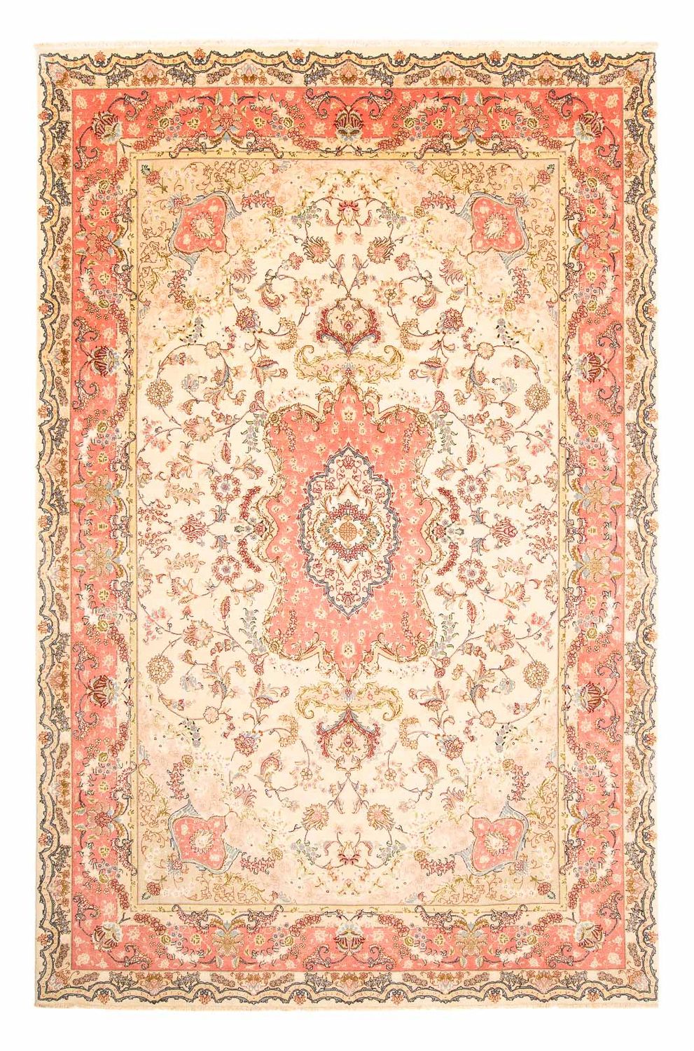 Tapis persan - Tabriz - Royal - 304 x 200 cm - beige