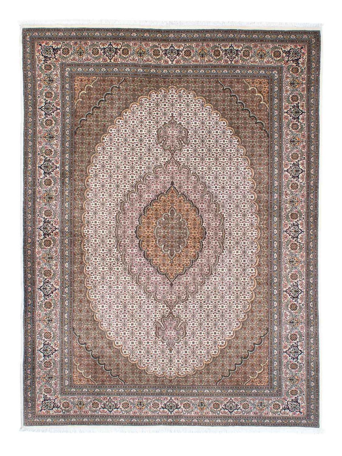 Tapis persan - Tabriz - 208 x 150 cm - beige