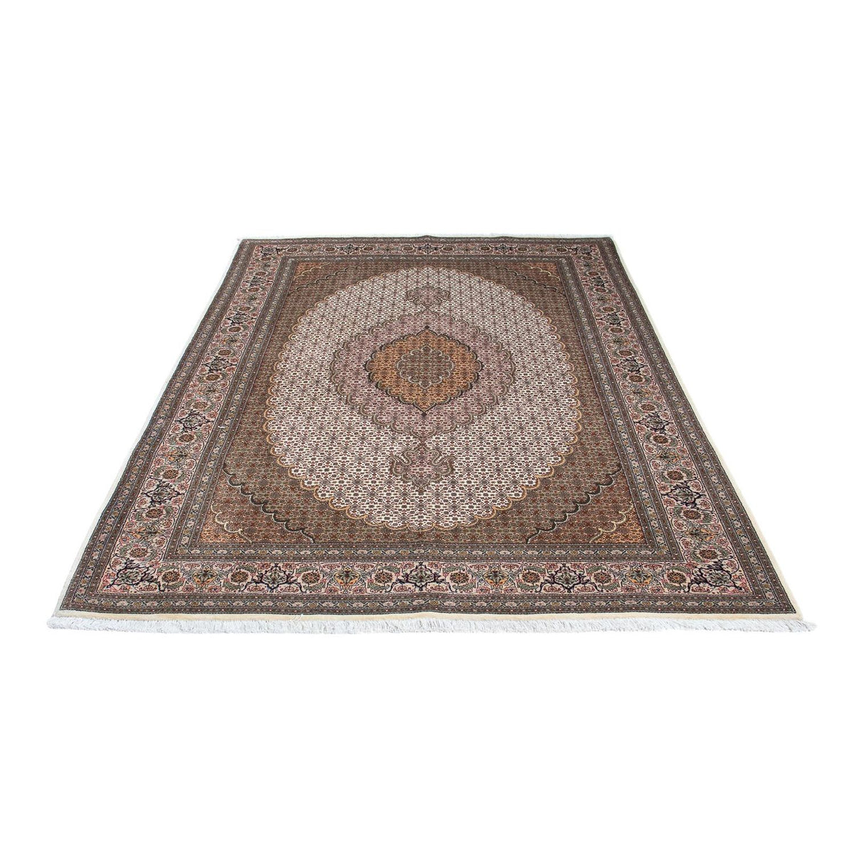 Tapis persan - Tabriz - 208 x 150 cm - beige