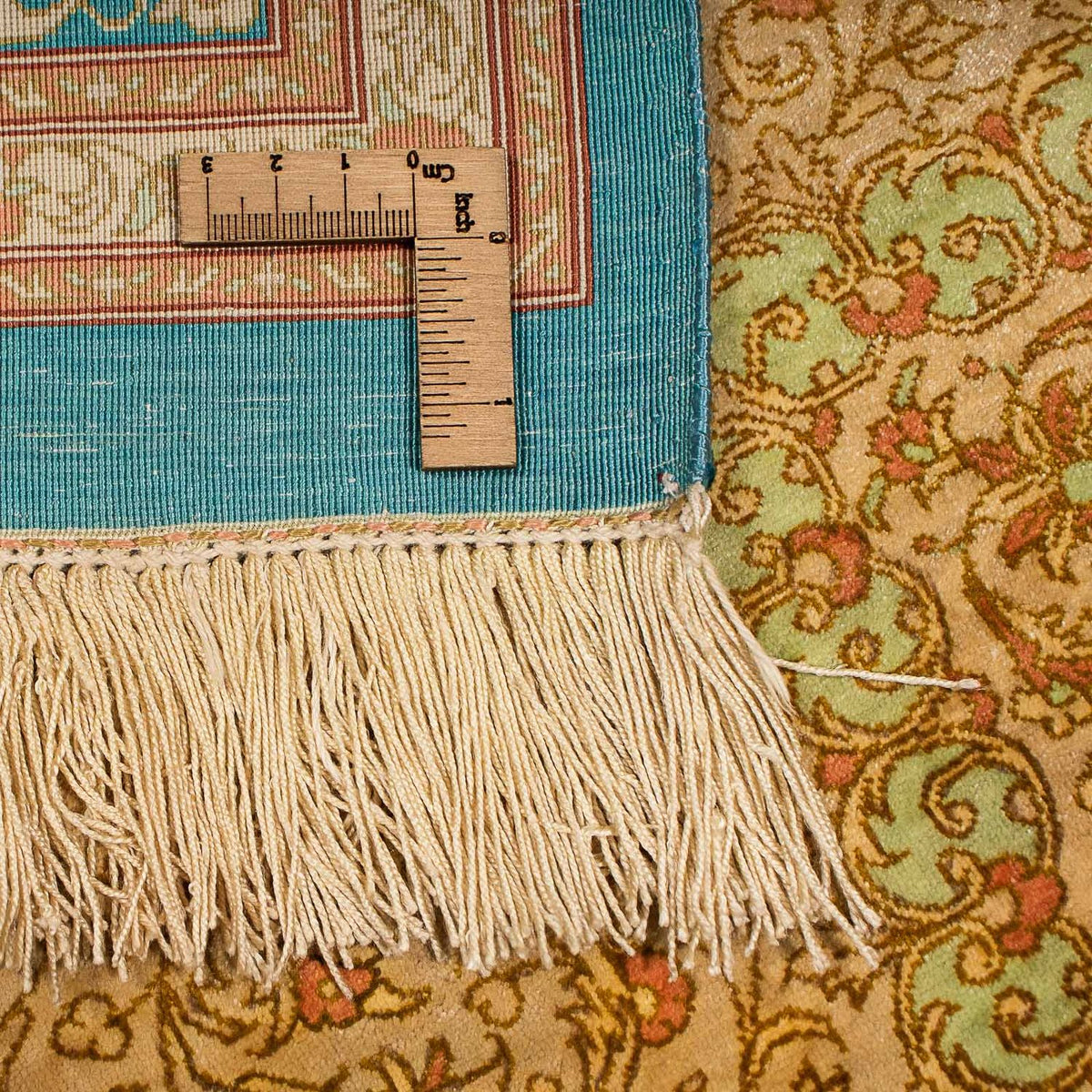 Tapis en soie - Ghom soie - Premium - 188 x 130 cm - beige