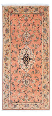 Tapis de couloir Tapis persan - Tabriz - Royal - 165 x 74 cm - rouge clair