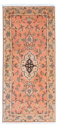 Tapis de couloir Tapis persan - Tabriz - Royal - 165 x 74 cm - rouge clair