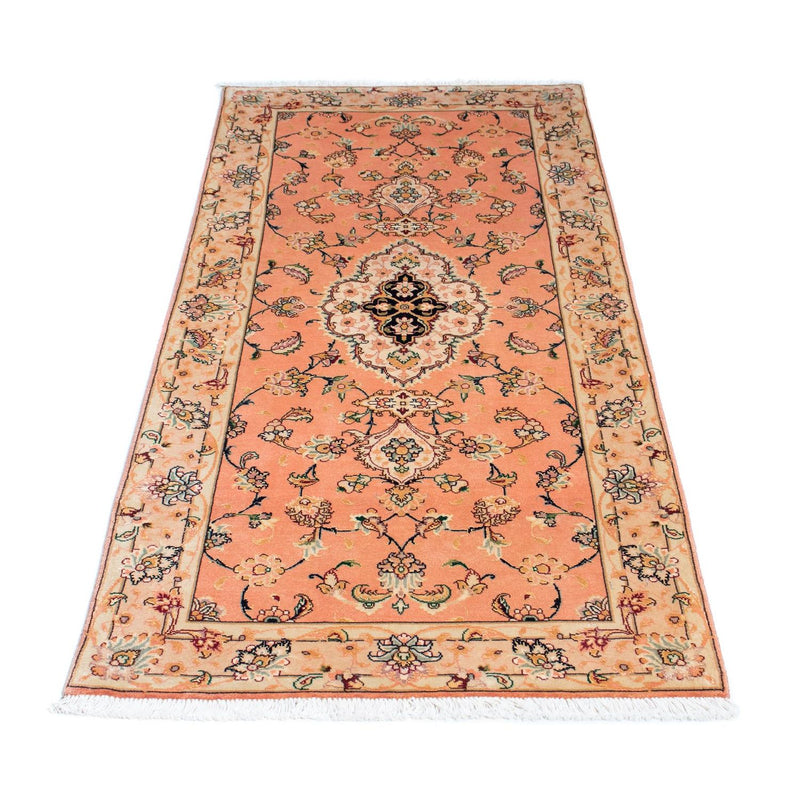 Tapis de couloir Tapis persan - Tabriz - Royal - 165 x 74 cm - rouge clair