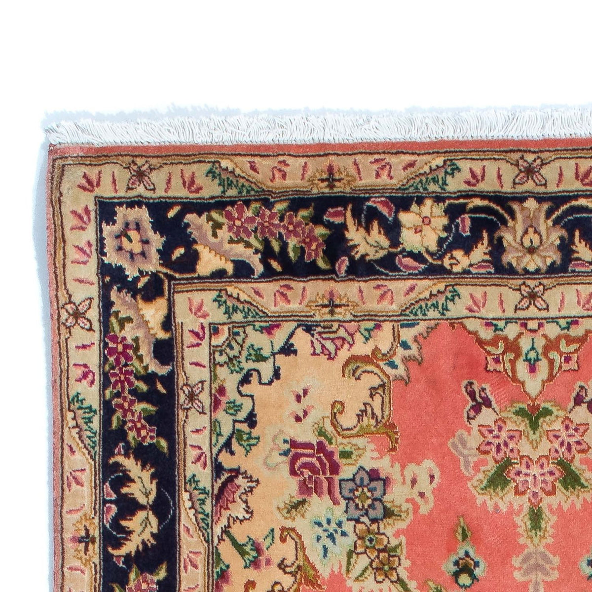 Tapis de couloir Tapis persan - Tabriz - Royal - 198 x 80 cm - rouge clair