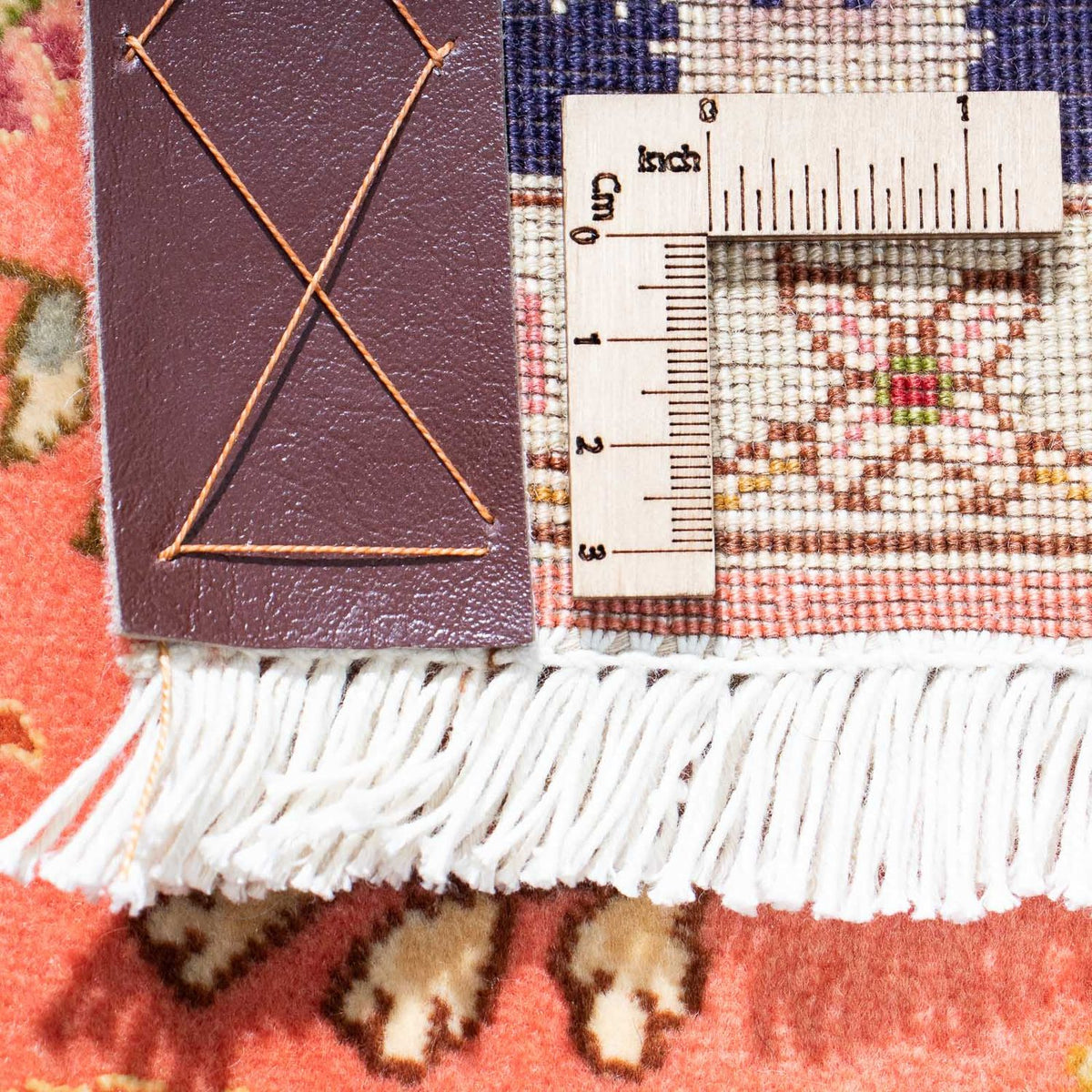 Tapis de couloir Tapis persan - Tabriz - Royal - 198 x 80 cm - rouge clair