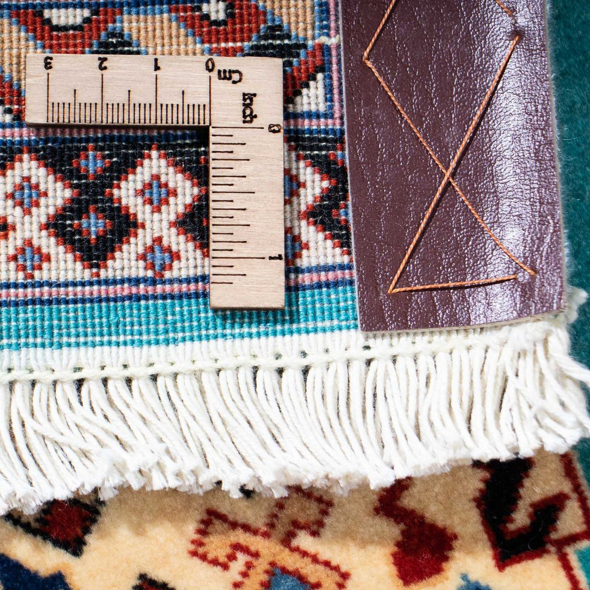 Tapis de couloir Tapis persan - Tabriz - Royal - 190 x 75 cm - bleu