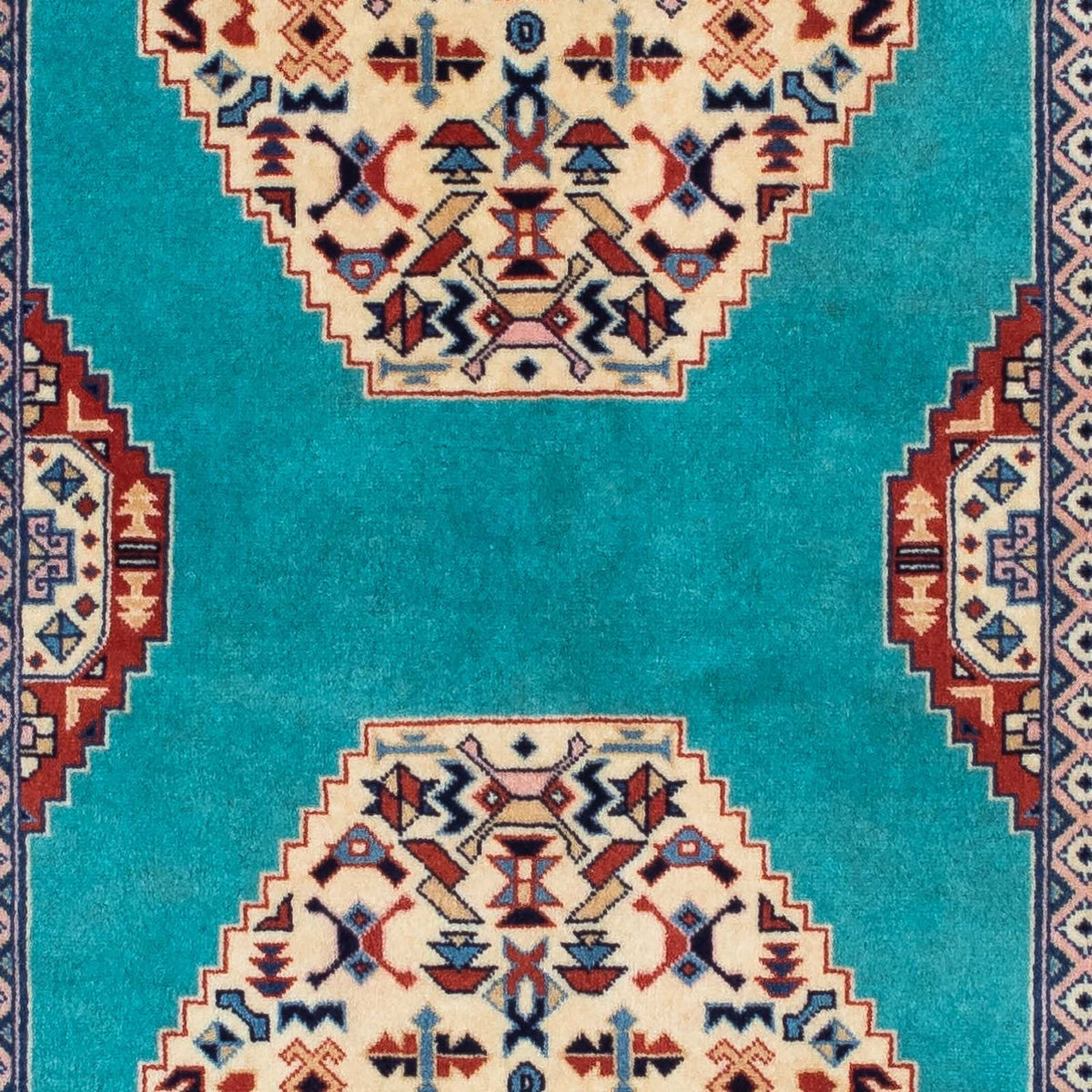 Tapis de couloir Tapis persan - Tabriz - Royal - 180 x 76 cm - bleu