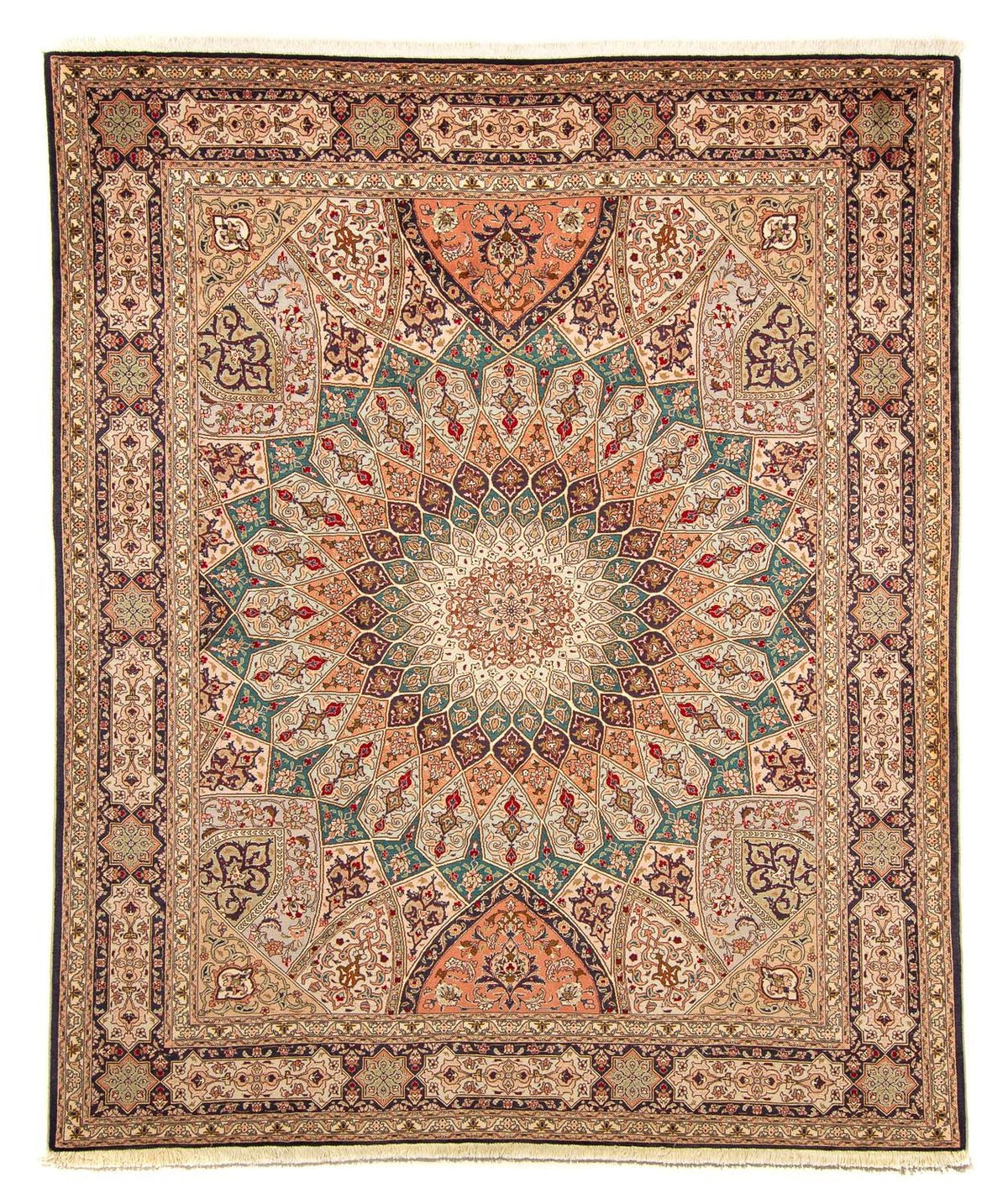 Tapis persan - Tabriz - Royal - 258 x 205 cm - multicolore