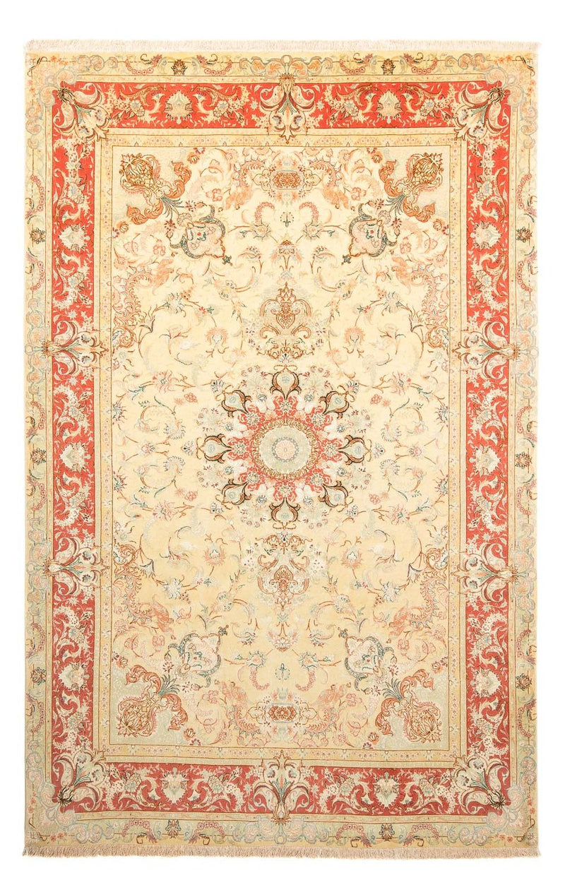 Tapis persan - Tabriz - Royal - 307 x 198 cm - beige